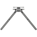 Logitech TV MOUNT FOR VIDEO BARS N/A WW/TV MOUNT 952-000041