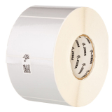 Zebra Label, Polyester, 38x19mm; Thermal Transfer, Z-Ultimate 3000T Silver, Permanent Adhesive, 76mm Core 880368-019