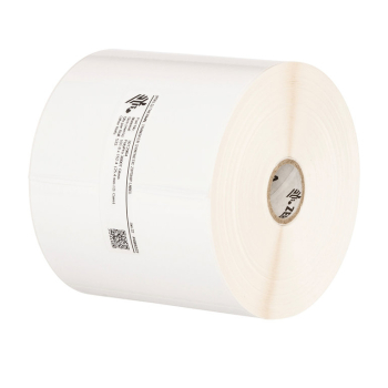 Zebra LABEL, POLYOLEFIN, 101.6X76.2MM; THERMAL TRANSFER, POLYO 3100T, PERMANENT ADHESIVE, 76MM CORE 3008835