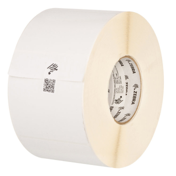 Zebra Label, Paper, 152x216mm; Thermal Transfer, 8000T All-Temp, Coated, All-Temp Adhesive, 76mm Core 76018
