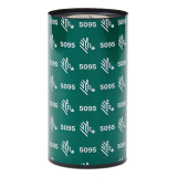Zebra Resin Ribbon, 83mmx450m (3.27inx1476ft), 5095; High Performance, 25mm (1in) core, 6/box 05095BK08345 Zebra Resin Ribbon, 83mmx450m (3.27inx1476ft), 5095; High Performance, 25mm (1in) core, 6/box 05095BK08345