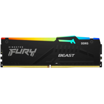 Memorie Kingston 8GB DDR5-5200MT/S CL40 DIMM/FURY BEAST BLACK RGB KF552C40BBA-8