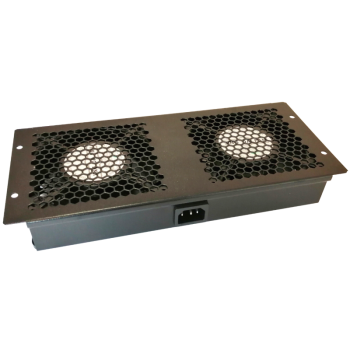 Modul ventilatie plafon 2 fan + cablu, interconectabil, pentru rack de podea - DATEUP 9801130741 (timbru verde 2 lei) 