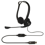 Casti Logitech 960 cu microfon si control de volum USB negru 981-000100