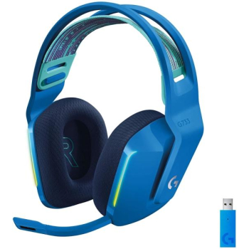 LOGITECH G733 LIGHTSPEED Wireless RGB Gaming Headset - BLUE - 2.4GHZ - EMEA