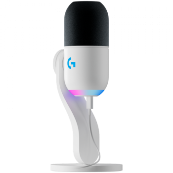 Microfon Logitech YETIGX DYNAMRGB G MIC LIGHTSYNC/OFF WHITE - EMEA28-935 988-000576