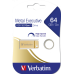 Stick USB MEMORIE USB VERBATIM METAL EXECUTIVE 64GB USB 3.0 AURIU 99106 (TIMBRU VERDE 0.03 LEI) 