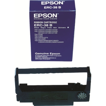 Epson ERC38B Ribbon Cartridge for TM-U200/U210/U220/U230/U300/U375, black C43S015374