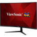 MONITOR ViewSonic 32 inch, Gaming, VA, Full HD (1920 x 1080), curbat, 300 cd/mp, 1 ms, HDMI x 2 | DisplayPort, VX3219-PC-MHD (timbru verde 7 lei)   