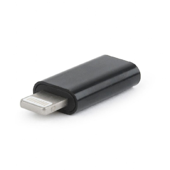 ADAPTOR GEMBIRD, pt. smartphone, Lightning (T) la USB Type-C (M), negru, A-USB-CF8PM-01 (timbru verde 0.08 lei) ADAPTOR GEMBIRD, pt. smartphone, Lightning (T) la USB Type-C (M), negru, A-USB-CF8PM-01 (timbru verde 0.08 lei)