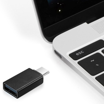 Cablu ADAPTOR GEMBIRD, pt. smartphone, USB 2.0 Type-C (T) la USB 2.0 (M), negru, A-USB2-CMAF-01 (timbru verde 0.08 lei) 