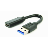 ADAPTOR GEMBIRD, USB 3.1 (T) la USB 3.0 Type-C (M), negru, A-USB3-AMCF-01 (timbru verde 0.08 lei) 