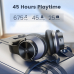 Casca OneOdio wireless, cu fir, tip over ear, utilizare multimedia, conectare prin Bluetooth 5.0 | Jack 3.5 mm | Jack 6.35 mm, difuzor 40 mm, impedanta 32 Ohm, acumulator 800 mAh, negru, A10 (timbru 