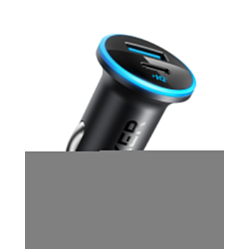 INCARCATOR auto Anker 325 53W, PowerIQ, 1 x USB Type-C, 1 x USB, alb, A2735G11 (timbru verde 0.18 lei) - 0194644139001 