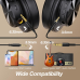 Casca OneOdio wireless, cu fir, tip over ear, utilizare multimedia, DJ, conectare prin Bluetooth 5.2 | Jack 3.5 mm | Jack 6.35 mm, difuzor 40 mm, impedanta 32 Ohm, acumulator 650 mAh, negru | auriu,  