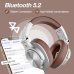 Casca OneOdio wireless, cu fir, tip over ear, utilizare multimedia, DJ, conectare prin Bluetooth 5.2 | Jack 3.5 mm | Jack 6.35 mm, difuzor 40 mm, impedanta 32 Ohm, acumulator 650 mAh, argintiu, Fusio 