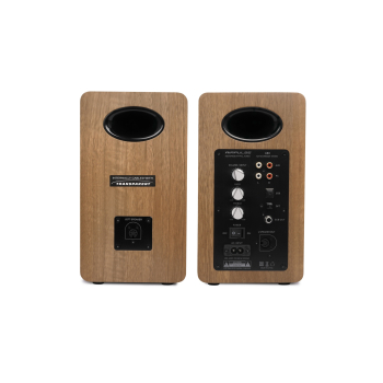 BOXE AIRPULSE 2.0, RMS: 100W (2 x 10W, 2 x 40W), bluetooth, telecomanda wireless, 4.5 bass, volum, bass, treble, optical, Aux&PC, sub-out, USB, walnut, A80-WN (timbru verde 11.00 lei) 