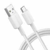 Accesoriu telefon OTHER Cablu Anker USB-C la USB-C, 1.8m, alb A81H6G21