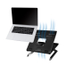 SUPORT de birou LOGILINK pt. notebook, 9 pozitii, holder pt. smartphone, suporta dimensiuni 10-15.6, pliabil, negru, AA0133 