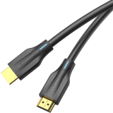 Cablu video Vention, HDMI(T) la HDMI(T), 2m, rezolutie maxima 8K la 60Hz/4K la 120Hz, conectori auriti, cupru/argint, invelis PVC, negru, AANBH (timbru verde 0.18lei) - 6922794743502 