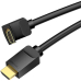 Cablu video Vention, HDMI(T) la HDMI(T), 2m, rezolutie maxima 4K la 60Hz, conectori auriti, cupru, unghi 270 grade, negru, AAQBH (timbru verde 0.18lei) - 6922794745360 