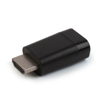 ADAPTOR video GEMBIRD, HDMI (T) la VGA (M), rezolutie maxima 1920 x 1080 la 60Hz, blister packages, black, AB-HDMI-VGA-001 (timbru verde 0.08 lei) 