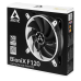 Cooler procesor VENTILATOR ARCTIC PC, BioniX F120 , 120x120x27mm, w/ PWM & cablu PST, low noise FD bearing, Black/White, ACFAN00093A 
