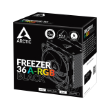 Cooler procesor COOLER Arctic Freezer 36 A-RGB,racire aer, HDT heatpipe, skt. Intel LGA 1700, AMD AM5/AM4, fan 120mm, LED ARGB, ACFRE00124A (timbru verde 0.8 lei)  