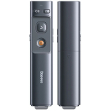 PRESENTER laser Orange Dot Baseus RF2.4GHz, laser rosu, distanta maxima 100m, transmitator USB/USB Type-C, gri ACFYB-0G - 6953156220836 