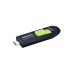 MEMORIE USB Type-C 3.2 ADATA 256 GB, retractabila, carcasa plastic, negru / verde ACHO-UC300-256G-RBK/GN (timbru verde 0.03 lei) 