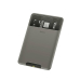 PORTCARD silicon Baseus, compatibil cu majoritatea telefoanelor de pe piata, atat timp cat telefonul este mai lat de 62 mm si mai lung de 95mm, gri deschis ACKD-A0G - 6953156296275 