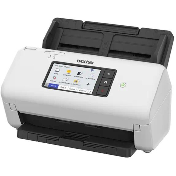 Scanner Desktop BROTHER ADS-4900W, A4, Viteza de scanare duplex: 60ppm/120ipm, Optiuni: , Conectivitate:USB|Retea|WiFI, Scanare ambele fete:Da, ADF:100coli(timbru verde 4 lei)  ADS4900WTF1 