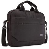 GEANTA CASE LOGIC, pt. notebook de max. 11.6 inch, 1 compartiment, buzunar frontal x 2, waterproof, poliester, negru, ADVA-111 BLACK/3203984 