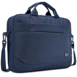 GEANTA CASE LOGIC, pt. notebook de max. 14 inch, 1 compartiment, buzunar frontal x 2, waterproof, poliester, albastru, ADVA-114 DARK BLUE/3203987 