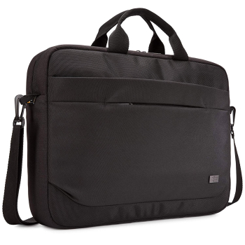 GEANTA CASE LOGIC, pt. notebook de max. 15.6 inch, 1 compartiment, buzunar frontal x 2, waterproof, poliester, negru, ADVA-116 BLACK/3203988 