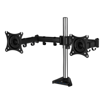 Suport monitor Arctic Dual-Monitor Arm with 4 ports USB 3.0 hub with mini-USB Power input AEMNT00050A 