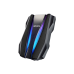 HDD ADATA EXTERN 2.5 USB 3.2 Gen1 2TB HD770G, iluminare RGB, Black AHD770G-2TU32G1-CBK (timbru verde 0.8 lei) 