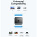 Switch video Vention, HDMI(M) la 2 x HDMI(M), rezolutie maxima 4K la 60Hz, conectori auriti, dublu sens, invelis acrilic si ABS, negru, AKOB0 (timbru verde 0.18lei) - 6922794769076 