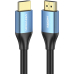 Cablu video Vention, HDMI(T) la HDMI(T), 1m, rezolutie maxima 4K la 60Hz/1080p la 60hz, conectori auriti, cupru, invelis PVC, negru, ALHSF (timbru verde 0.18lei) - 6922794765580 
