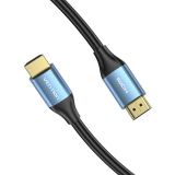 Cablu video Vention, HDMI(T) la HDMI(T), 1m, rezolutie maxima 4K la 60Hz/1080p la 60hz, conectori auriti, cupru, invelis PVC, negru, ALHSF (timbru verde 0.18lei) - 6922794765580 