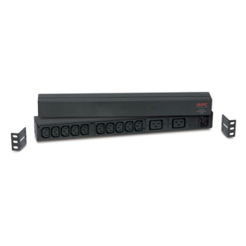 Apc Rack PDU,Basic, 1U, 16A,208&230V, (10)C13 & (2)C19 AP9559