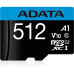 Card memorie ADATA MICROSDXC 512GB AUSDX512GUICL10A1-RA1 