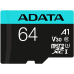 Card memorie ADATA MICROSDHC 64GB AUSDX64GUI3V30SA2-RA1 
