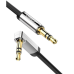 CABLU audio Ugreen, AV119 stereo (3.5 mm jack T/T), conectori auriti, 3m, negru 10736 (timbru verde 0.18 lei) - 6957303817368 