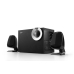 BOXE EDIFIER 2.1, RMS:  34W (2 x 8W, 1 x 18W), bluetooth, volum, bass; raport semnal-zgomot: #25dBA, frecventa raspuns - sateliti: 210Hz - 20kHz, black, M201BT (timbru verde 4.00 lei) 