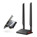 ADAPTOR RETEA TP-LINK, BE9300 Wi-Fi 7 Bluetooth 5.4 PCIe Adapter, 9300 Mbps, WI-FI 7 si Bluetooth 5.4, antena externa x 2, 