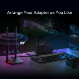 ADAPTOR RETEA TP-LINK, BE9300 Wi-Fi 7 Bluetooth 5.4 PCIe Adapter, 9300 Mbps, WI-FI 7 si Bluetooth 5.4, antena externa x 2, 