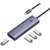 HUB USB Baseus UltraJoy 4 in 1, input USB Type-C, output 4 x USB 3.0, gri B0005280A813-03 (timbru verde 0.18 lei) - 6932172630829 