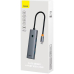 HUB USB Baseus UltraJoy 4 in 1, input USB Type-C, output 4 x USB 3.0, gri B0005280A813-03 (timbru verde 0.18 lei) - 6932172630829 