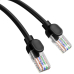 PATCH CORD UTP Baseus Cat5, fire din cupru, round cable, viteza maxima 1 Gbps, PVC, 0.5m, negru B00133206111-00 (timbru verde 0.08 lei) - 6932172637071 